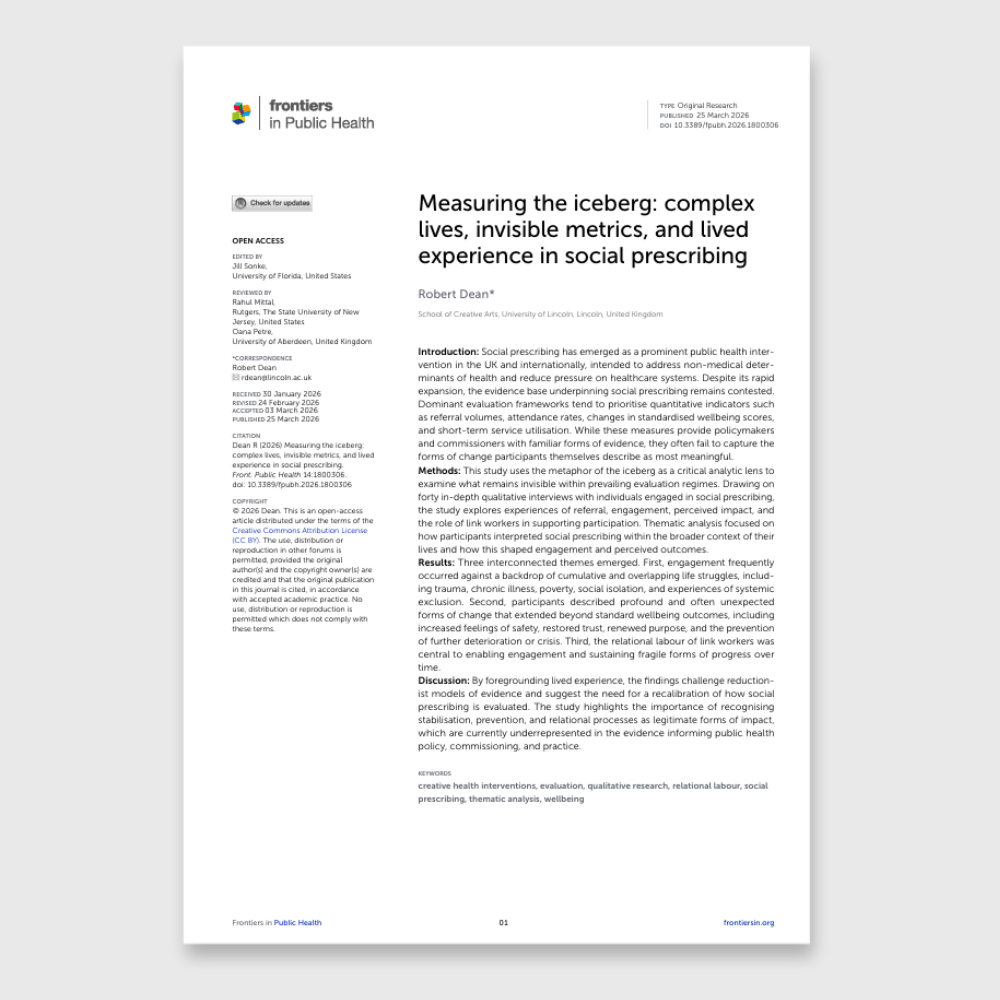 Dr Robert Dean_Measuring the iceberg