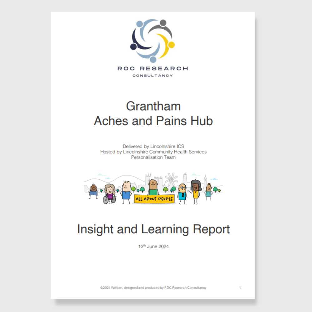Grantham Joint Aches and Pains Hub_ROC Report