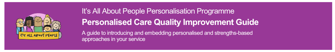 Personalisation: A Quality Improvement Guide_Header
