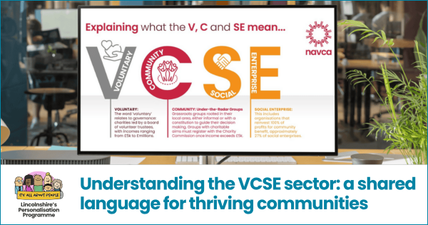 Understanding the VCSE sector: a shared language for thriving communities